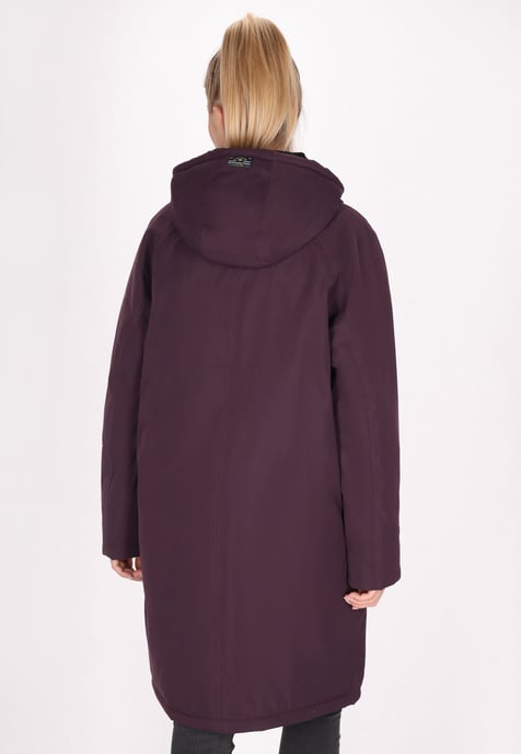 Schmuddelwedda Winter parka Dames donker paars - Image 4