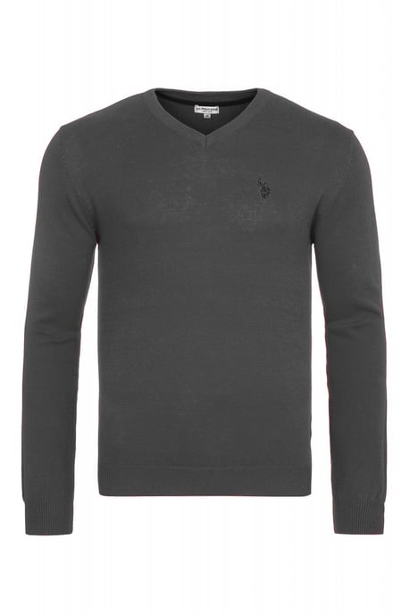 U.S. Polo Assn. V-Neck Pullover in anthracite