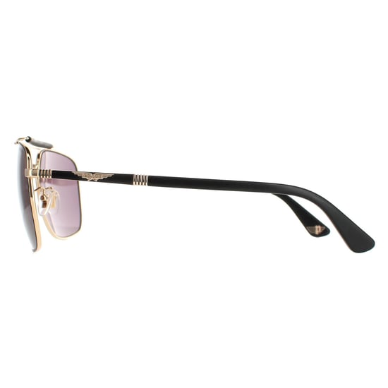 Police Aviator Mens Rose Gold Semi Matte Black Smoke SPLD43 Origins 44