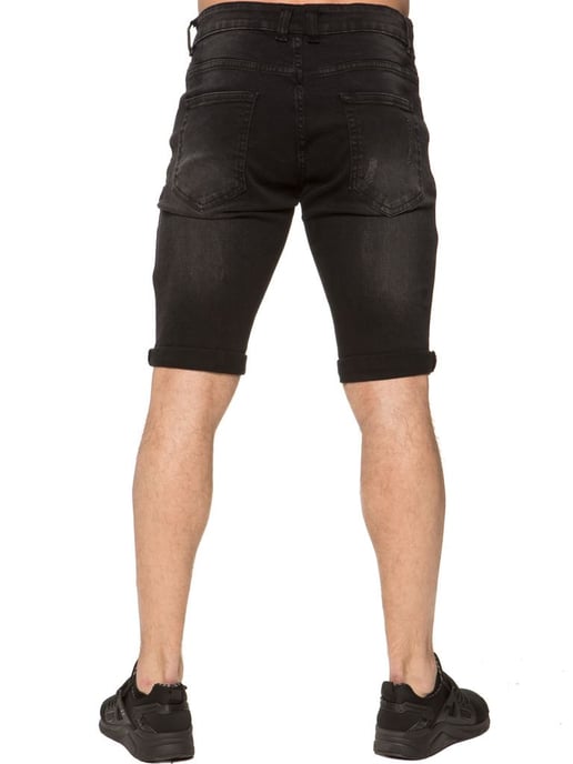 Heren Ripped Skinny Shorts - Image 3
