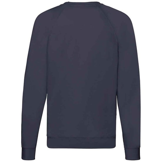 Fruit of the Loom Unisex Lichtgewicht Raglan Sweatshirt voor volwassenen (Deep Navy) - Image 2