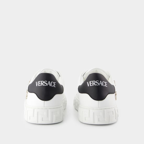 Versace La Greca sneakers - - Stof - Wit - Image 2
