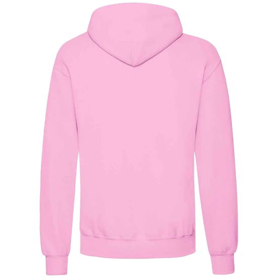 Fruit Of The Loom Unisex Volwassenen Klassiek Sweatshirt met capuchon (Lichtroze) - Image 2