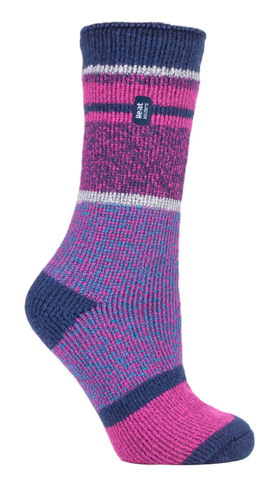 Heat Holders - Dames 2.3 tog thermo wintersokken - Ad Paars / Roze - Image 1