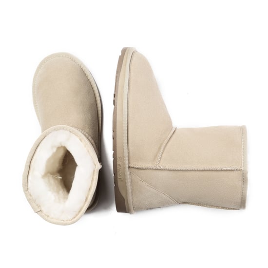 EVER AU Women Parrot Short Classic Boots - Sand