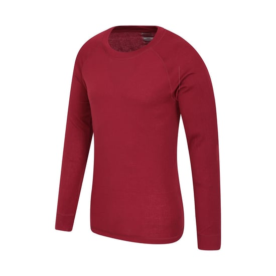 Mountain Warehouse Heren Talus Ronde Hals Thermo Top met Lange Mouwen (Rood) - Image 2