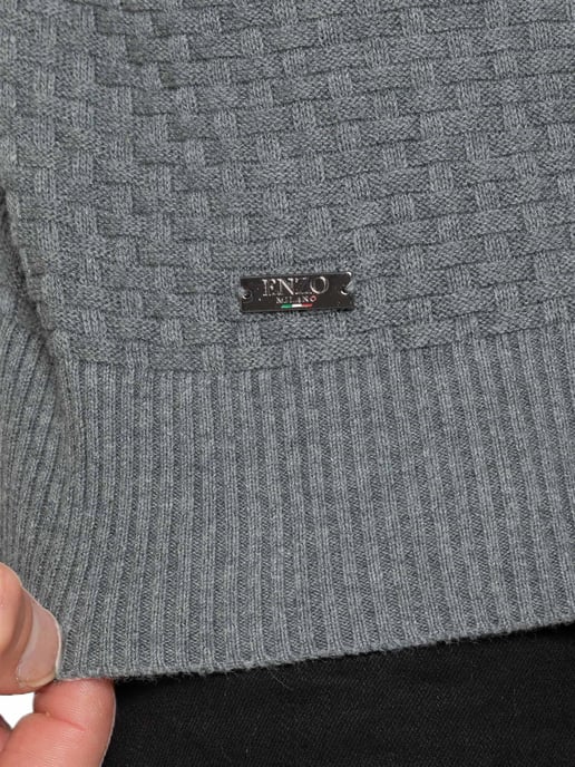 Enzo Milano | Mens Waffle Knit Jumper