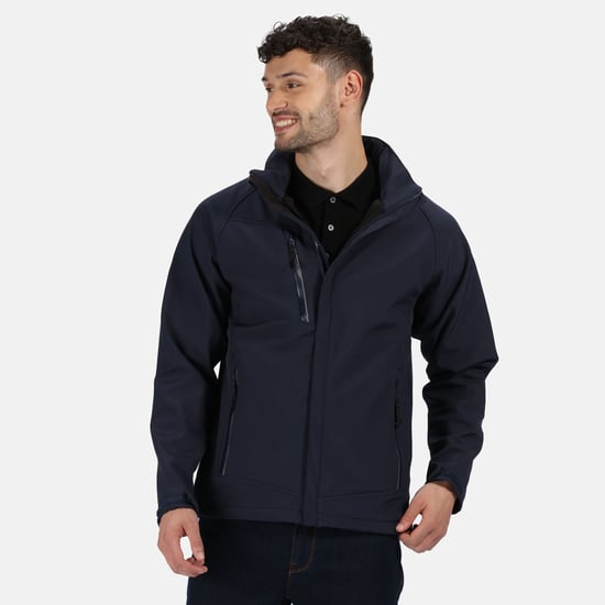 Regatta Mens Apex Soft Shell Jacket (Navy)