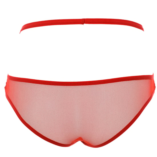 Lace culotte panties with waist strap 21681 woman