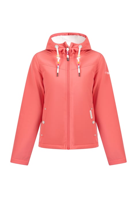 Schmuddelwedda softshell jas Dames KORAAL ROZE-280 - Image 1