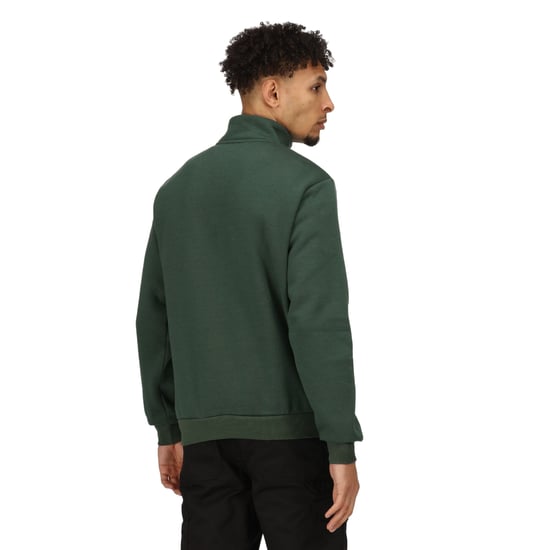 Regatta Mens Pro Quarter Zip Sweatshirt (Dark Green)