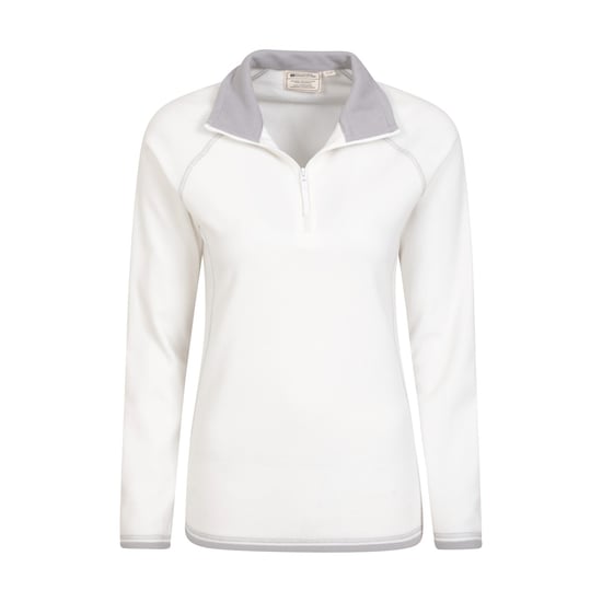 Mountain Warehouse Dames/Dames Montana Half Zip Fleece Top (Beige) - Image 3