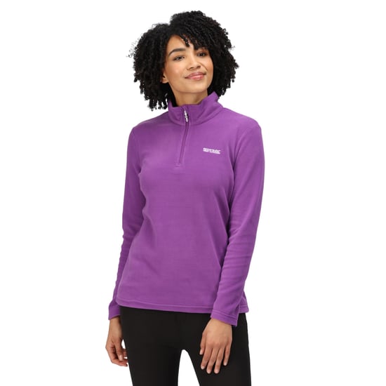 Regatta Great Outdoors Womens/Ladies Sweetheart 1/4 Zip Fleece Top (Purple Sapphire)