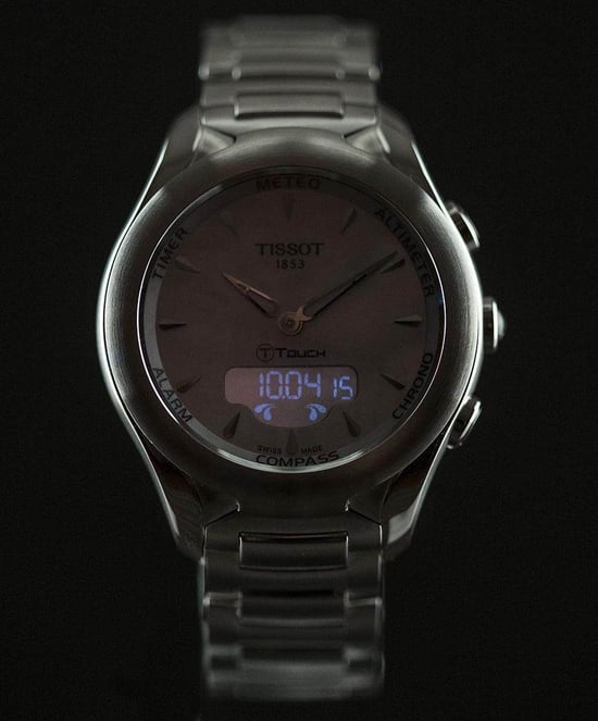 Tissot T-touch Solar Dames Zilveren Horloge T0752201110100 - Image 3