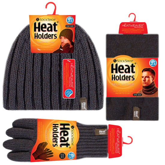 Heat Holders - Heren Muts, Sjaal & Handschoenen Set - Winter Accessoires Set - Khaki Green - Image 2