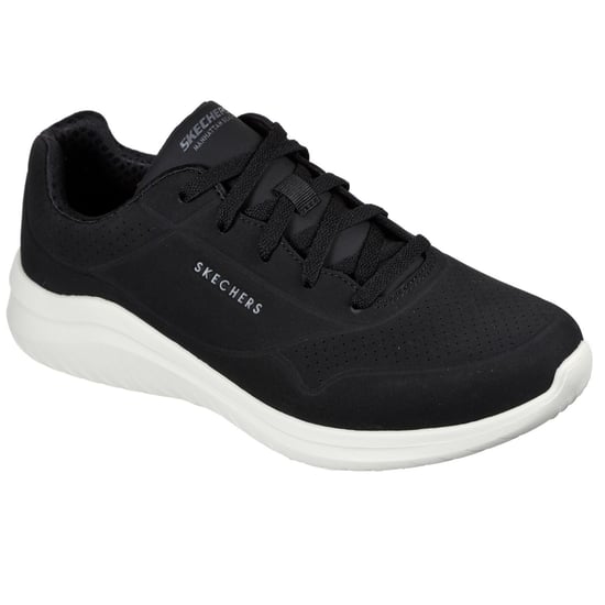 Skechers Ultra Flex 2.0 Vicinity Synthetic Heren Zwart/Wit Trainers - Image 1