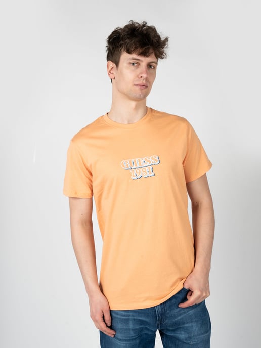 Guess T-Shirt Embro Mannen oranje - Image 3