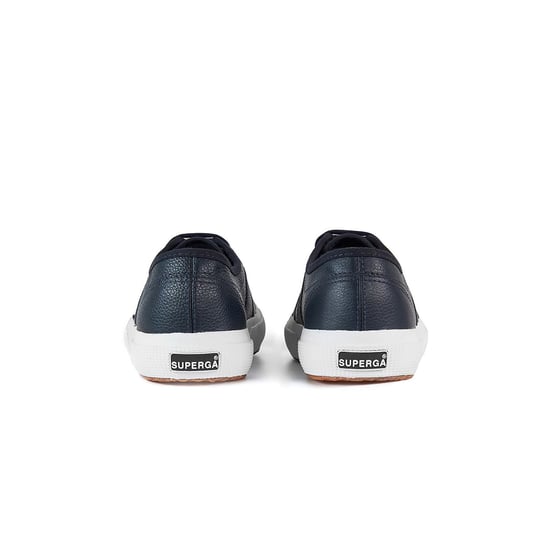 Superga Unisex Adult 2750 Efglu Leather Trainers (Blue Navy)