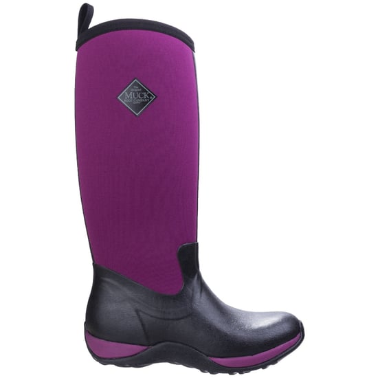 Muck Boots Arctic Adventure Zwarte/Maroon Regenlaarzen - Image 4
