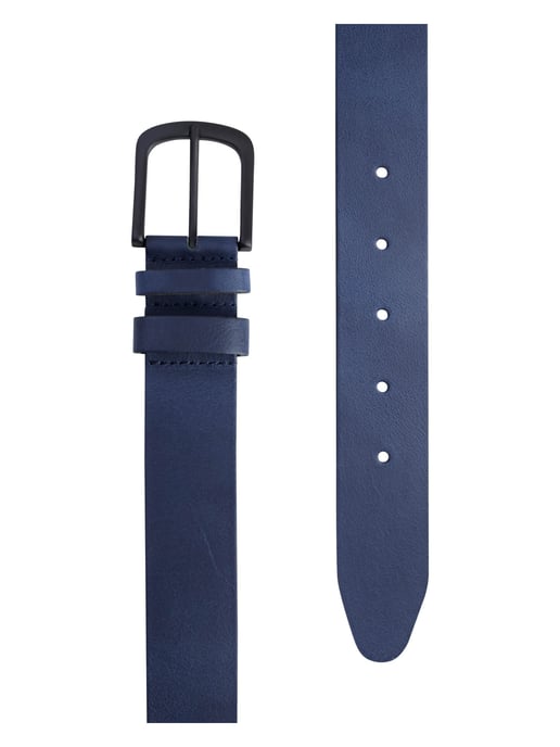 Petrol Industries - Heren Leren Riem - Blauw - Image 2