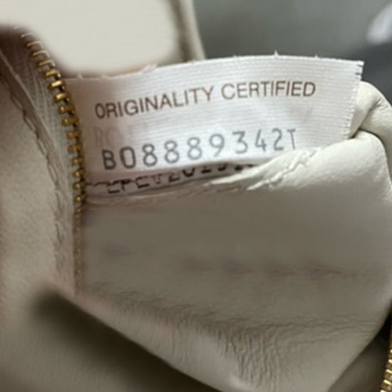 Bottega Veneta Gevoerde Cassette Tas in Witte Lamleer - Image 6