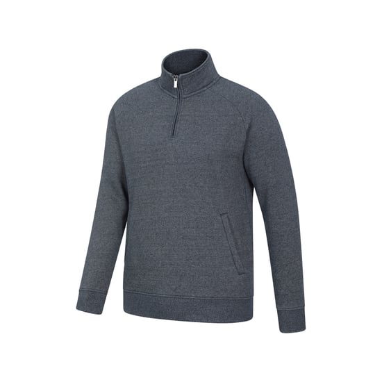 Mountain Warehouse Heren Bamburgh Trui met halve rits (Marine) - Image 3