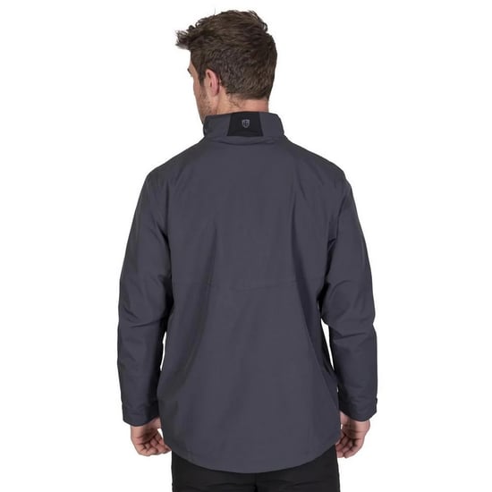 Island Green Heren Stretch Golf Waterdicht Jasje (Houtskool/zwart) - Image 2