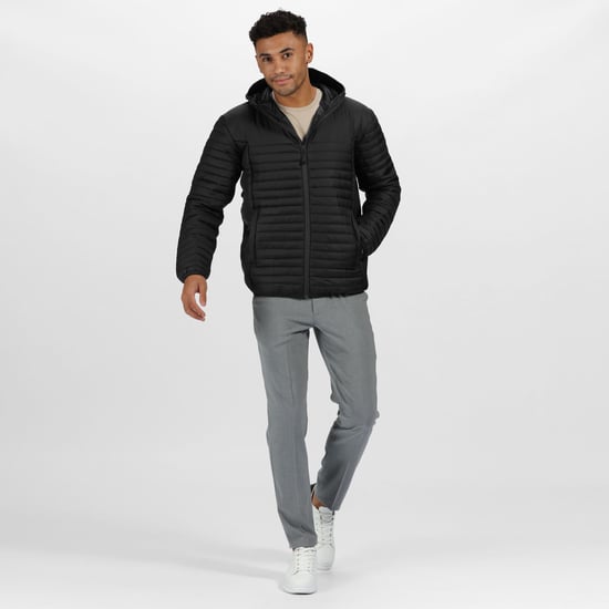 Regatta Mens Honestly Made Padded Jacket (Black)
