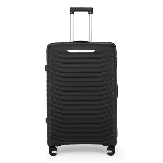 Hard Shell Black Classic Suitcase Set 8 Wheel Cabin TSA Luggage Case Holiday Travel