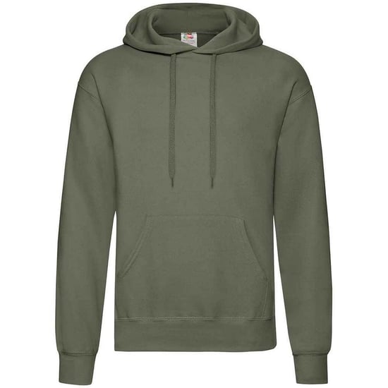 Fruit of the Loom Volwassenen Unisex klassiek sweatshirt met capuchon (Klassieke Olijf) - Image 1