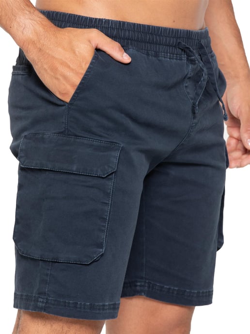 Enzo | Heren Cargo Korte Broek - Navy - Image 3