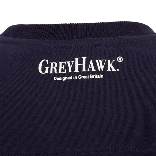 Grey Hawk Essential Logo T-Shirt in Navy