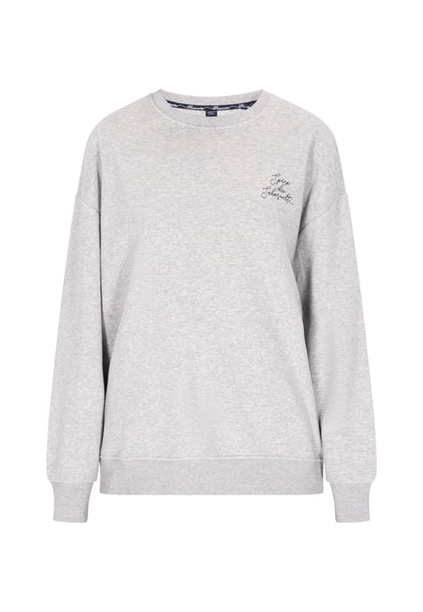 Dreimaster Sweatshirt Dames grijs melange - Image 1