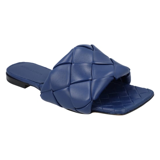 Bottega Veneta Lido Platte Sandalen blauw - Image 2