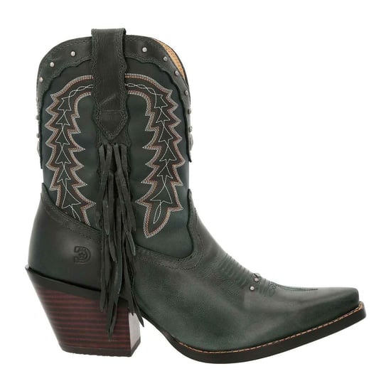 Durango Crush Bootie Leather Vrouwen Laarzen Saddle Brown/Denim Blue - Image 6
