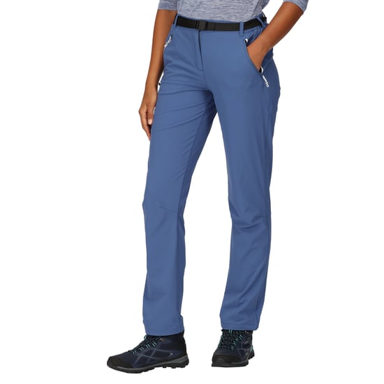 Regatta Womens/Ladies Xert III Stretch Active Trousers (Dusty Denim)