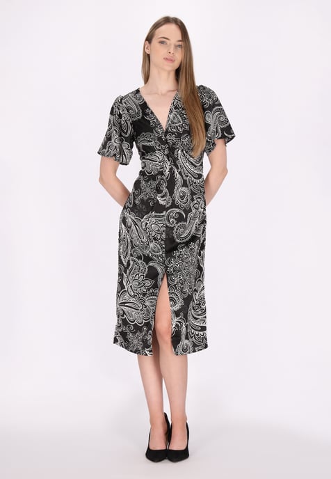 Dreimaster Jurk Dames zwart wit - Image 3