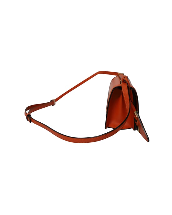 Loewe Kleine Barcelona Schoudertas in Oranje Leer - Image 5