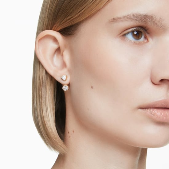 Swarovski 'Imber Organic' Dames Gouden Geplakte Metalen Stud Oorbellen - Goud 5705461 - Image 5