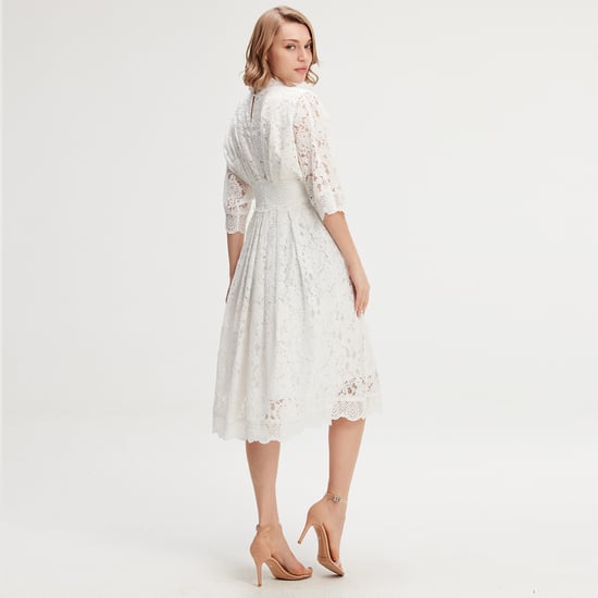 Kimono Sleeves Lace Dress