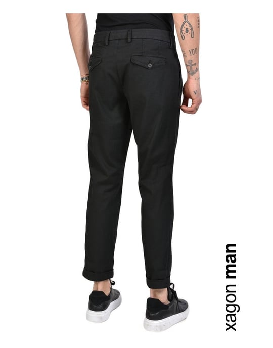 Xagon Man Trousers Sidex Men's Black