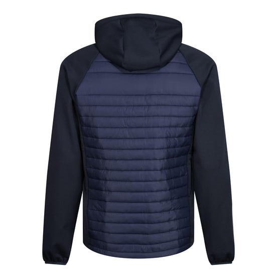 Regatta Mens Navigate Quilted Hybrid Jacket (Navy/Seal Grey)