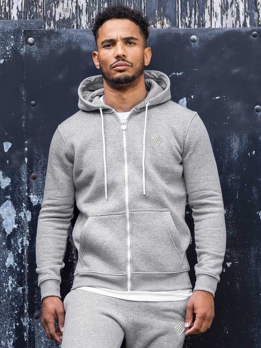 Heren Zip Up Hoodie | Enzo Designer Menswear - Image 2