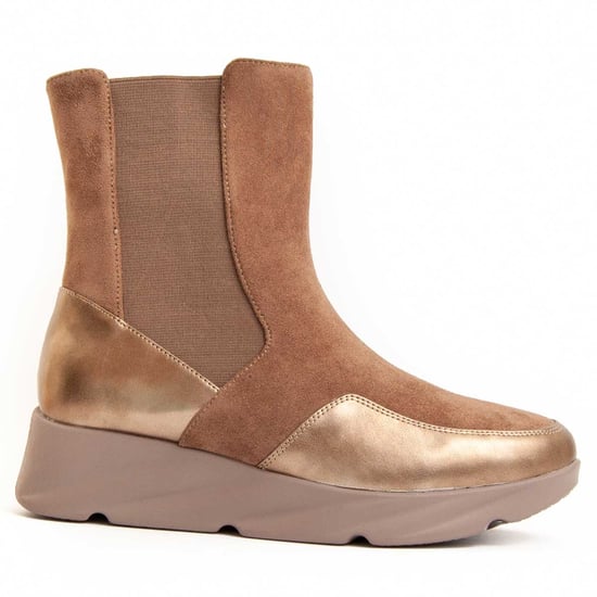 Montevita Wedge Ankle Boot Calig2 In Brown