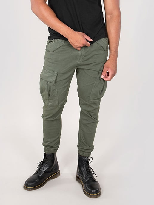 Heren Alpha Industries Airman Cargo Broek in Groen - Image 1