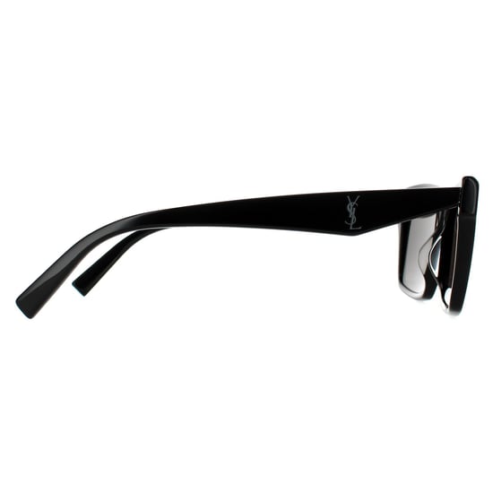Saint Laurent zonnebril SL M104 002 Glanzende zwart donkergrijs - Image 4