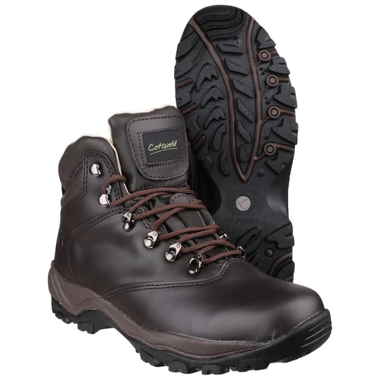 Cotswold Winstone Leren Heren Bruine Wandelschoenen - Image 3