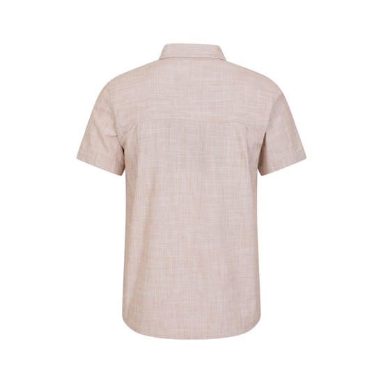 Mountain Warehouse Heren Kokosnoot Slub Overhemd met Korte Mouwen (Geel) - Image 2