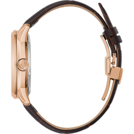 Bulova Sutton Heren Horloge Bruin 97A169 - Image 2