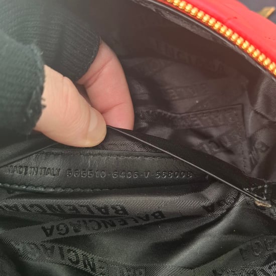 Balenciaga Gequilted XXS Souvenier Charms Heuptas in Rode Leer - Image 6